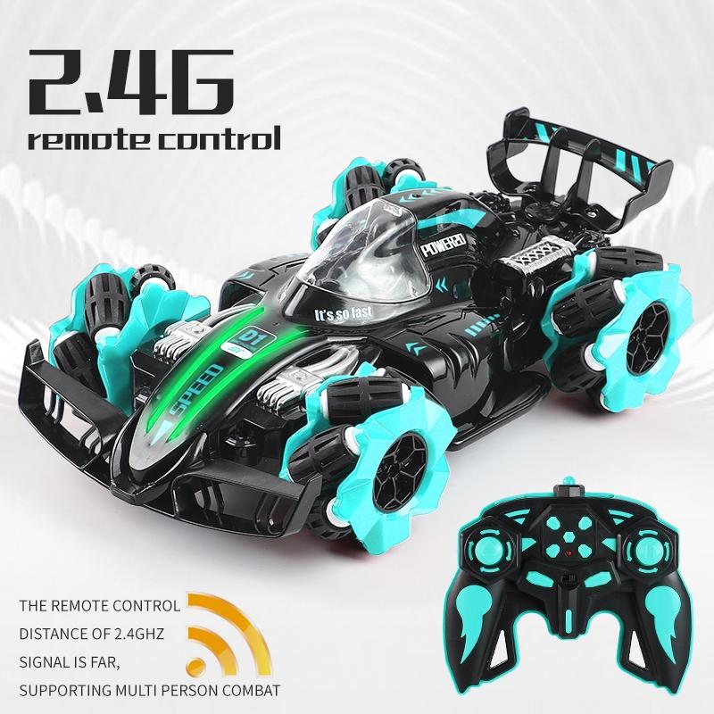 4Wd Horizontal Spray Rc Car 2.4G Remote Control F1 Red