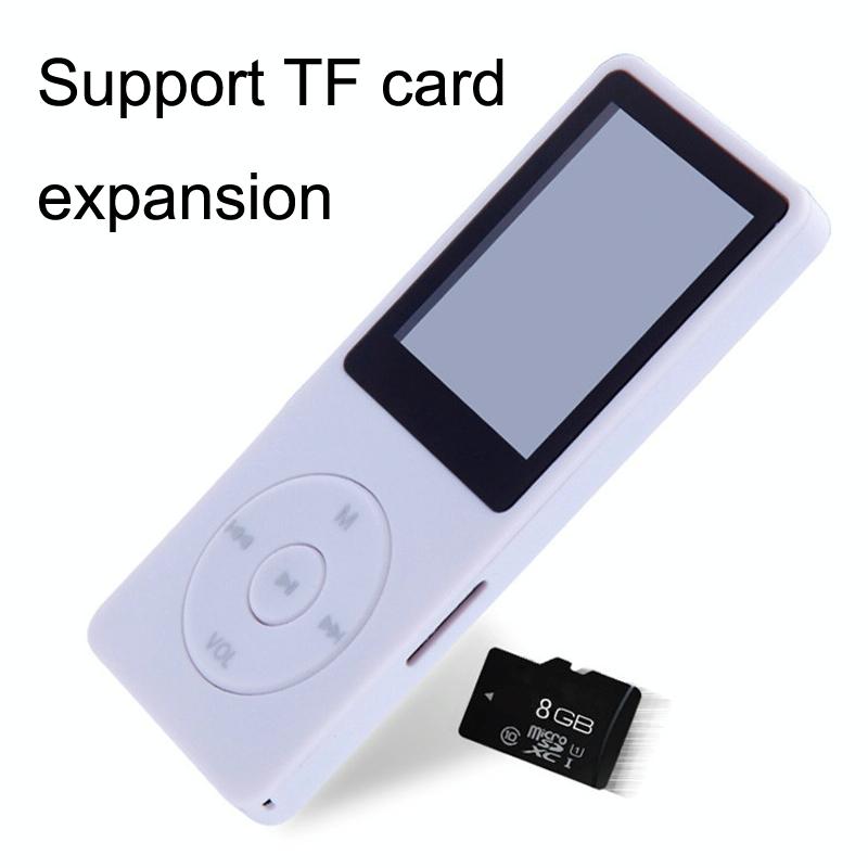 Ultra Thin Screen Mp4 Player Lossless Sound - Pink