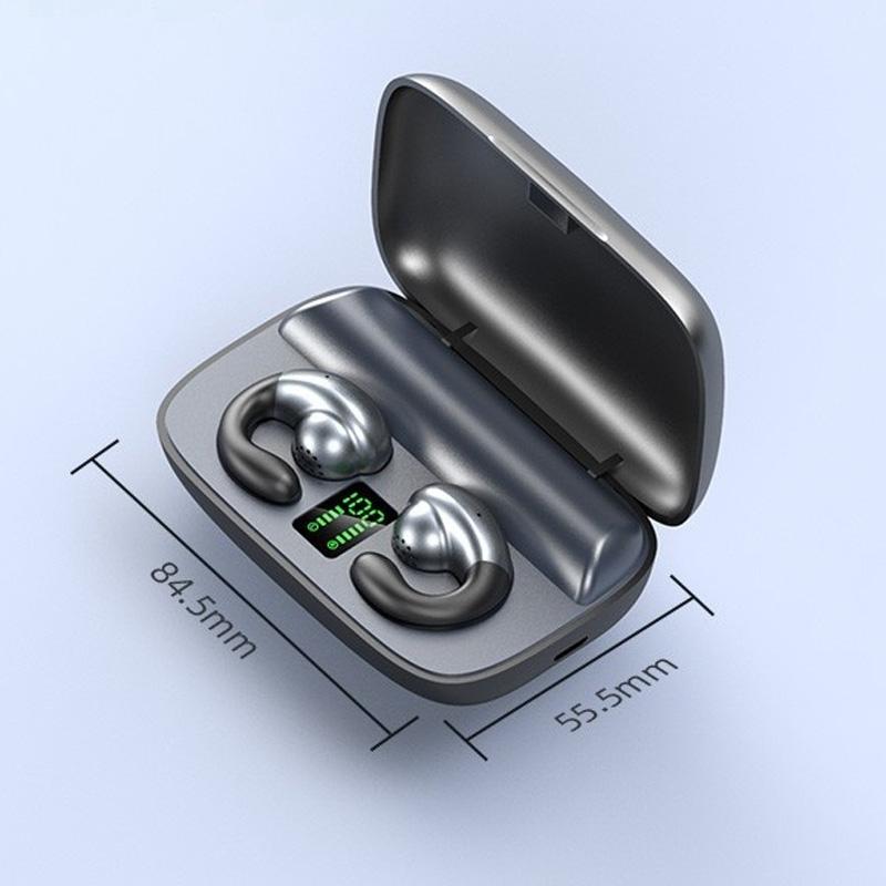 S19 Wireless Ear Clip Noise Reduction Bluetooth Bone Conduction Delay Earphones