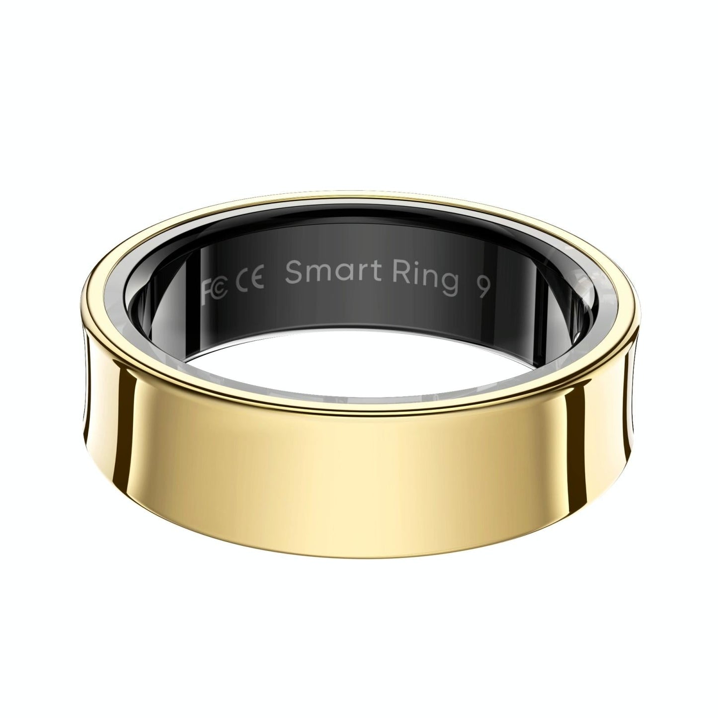 Smart Ring With Heart Rate Blood Oxygen Sleep Monitoring & Sports Modes Size 10 Gold