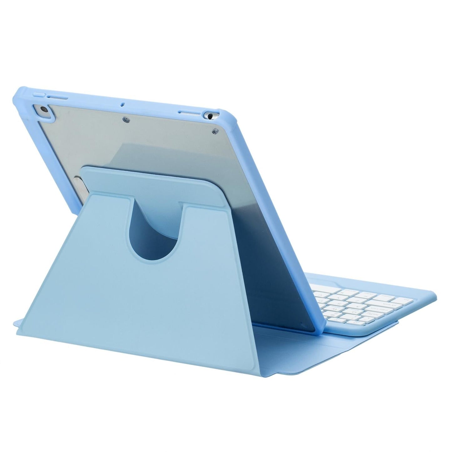 360 Rotation Bluetooth Keyboard Leather Case For Ipad 10.9 2022 Pink