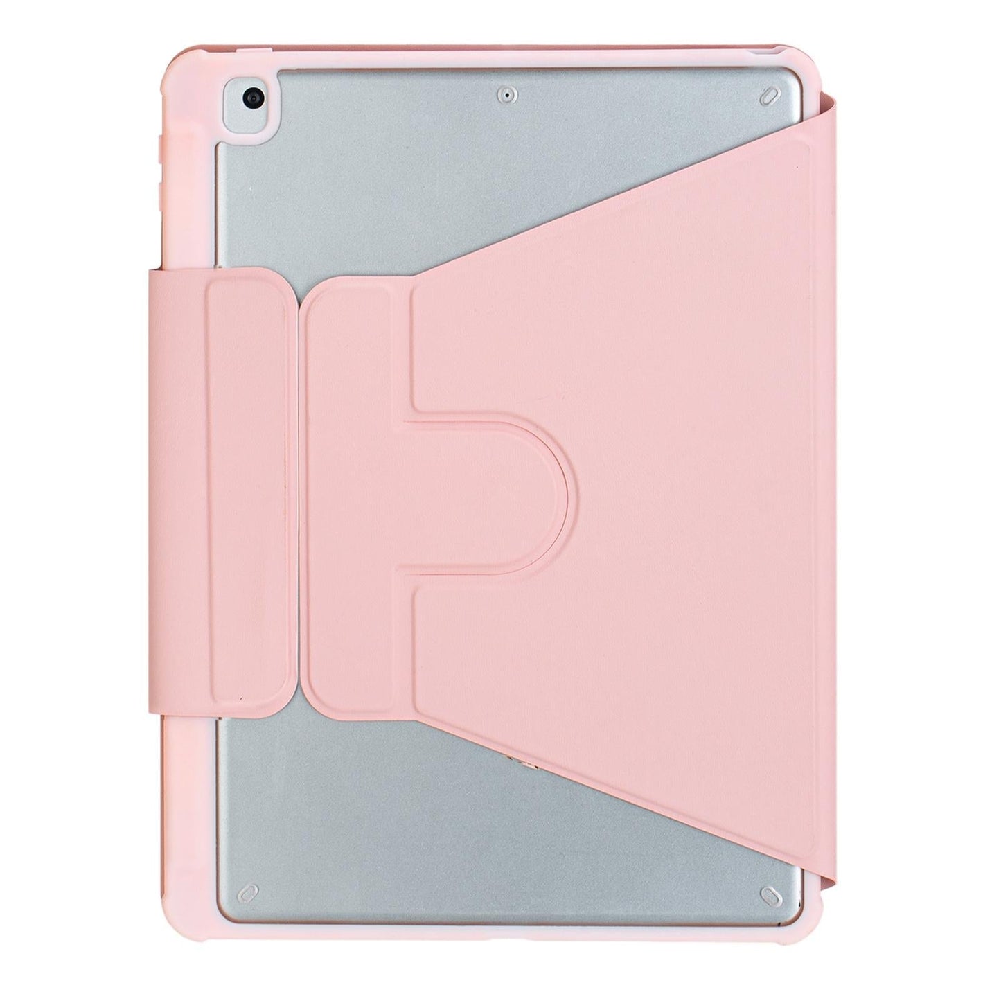 360 Rotation Bluetooth Keyboard Leather Case For Ipad 10.9 2022 Pink