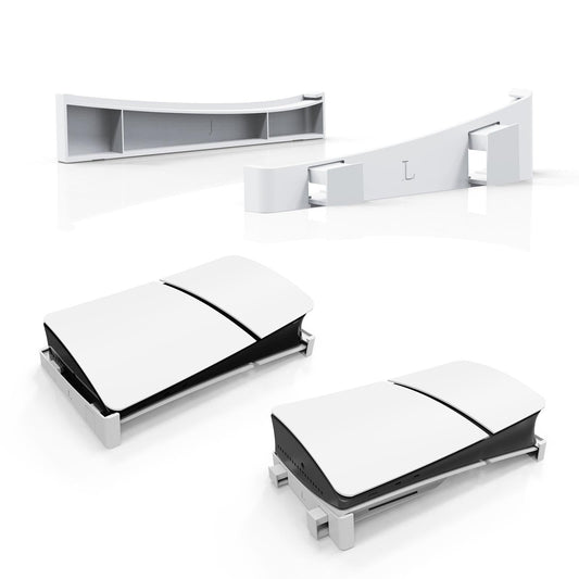 Ps5 Slim Console Horizontal Placement Stand Digital Optical Drive Version White