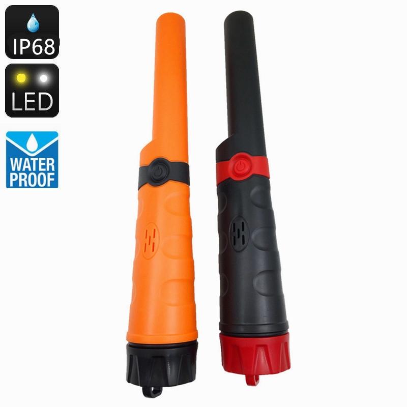 Waterproof Metal Detector With Adjustable Sensitivity_Orange
