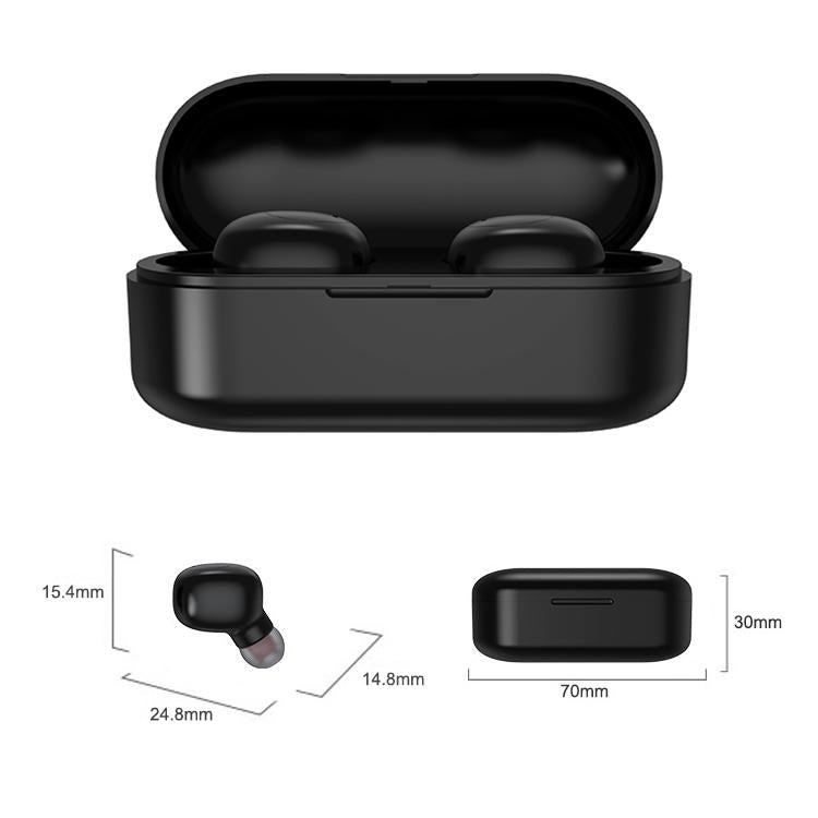 Wireless Sports Bluetooth Earphones Binaural Stereo Black