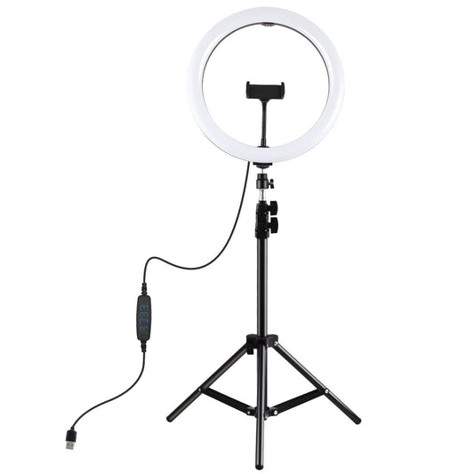 11.8 Inch Led Ring Light With Tripod And Phone Clamp For Vlogging Live Streaming
