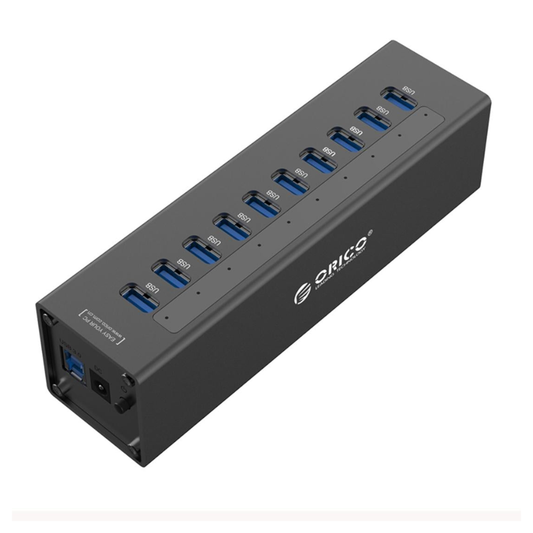 10-Port Usb 3.0 Hub With Power Adapter