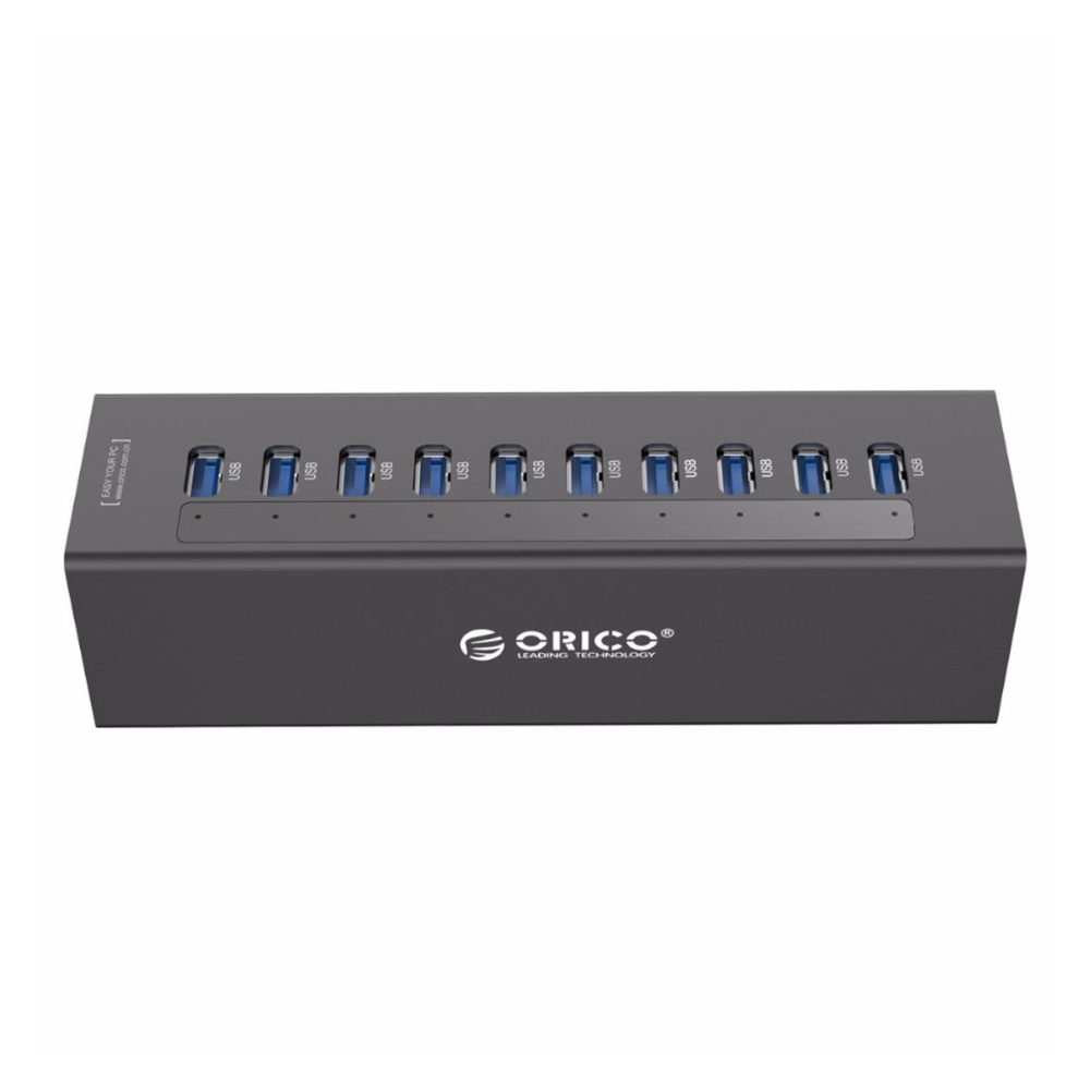 10-Port Usb 3.0 Hub With Power Adapter