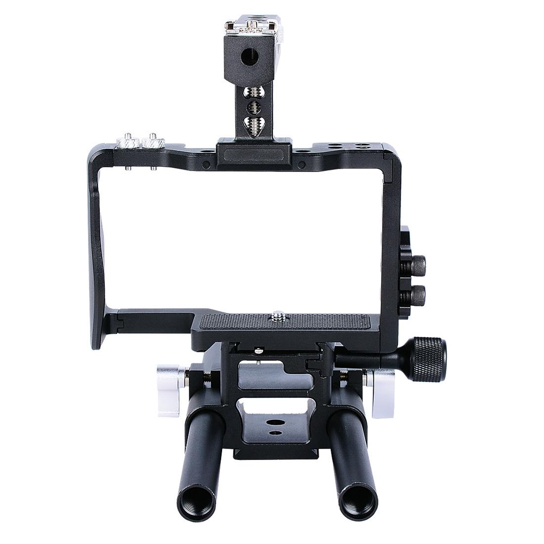 Sony A6000 A6300 A6400 A6500 Camera Cage Stabilizer Handle Black Audio Video