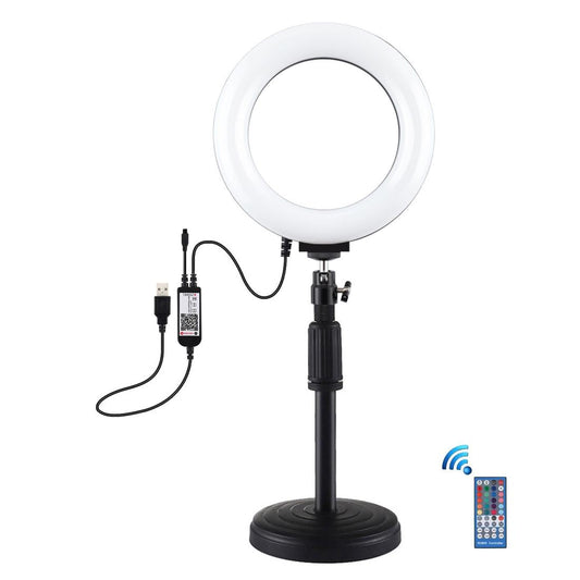 6.2 Inch Rgbw Led Ring Light With Remote Control And Tripod For Video Photography