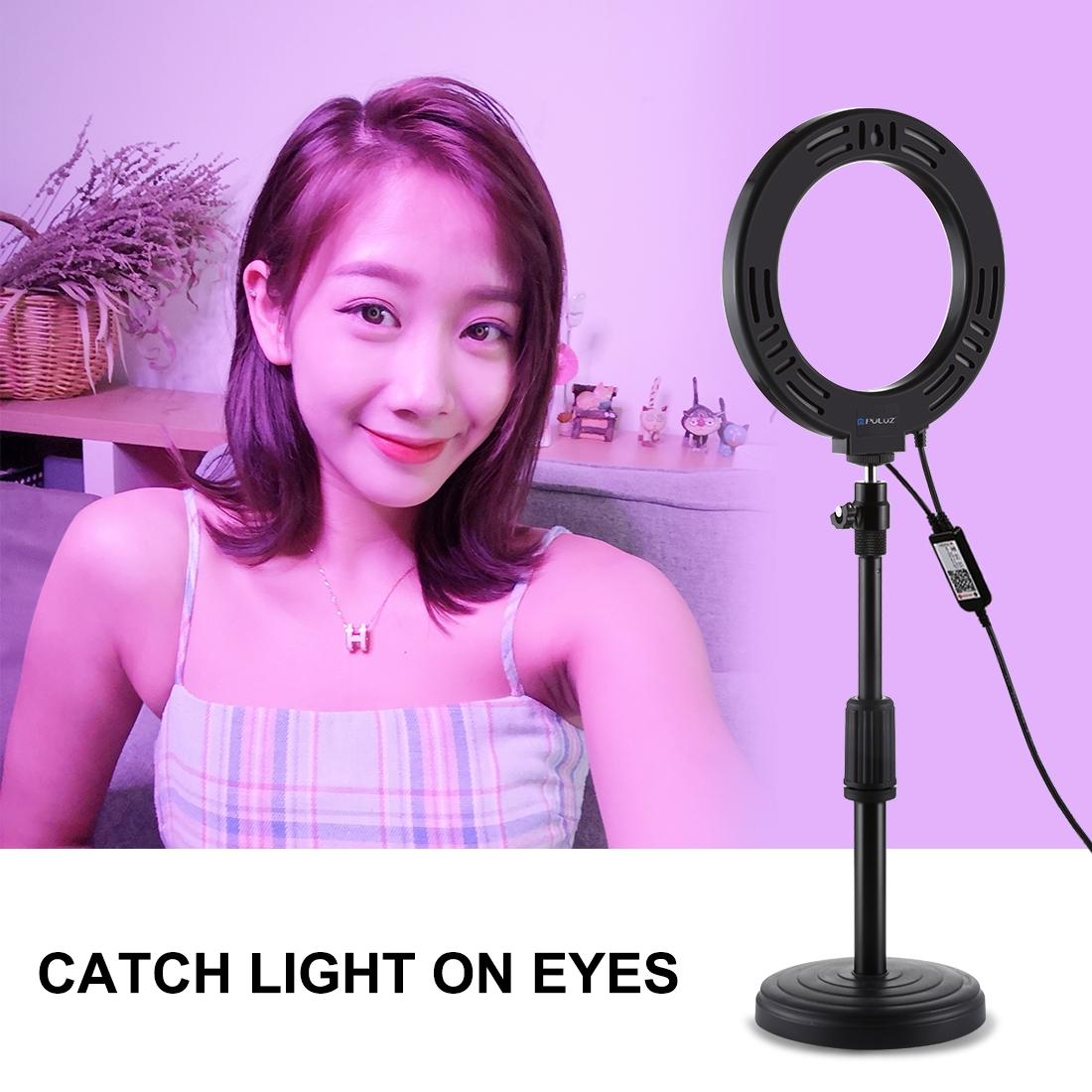 6.2 Inch Rgbw Led Ring Light With Remote Control And Tripod For Video Photography