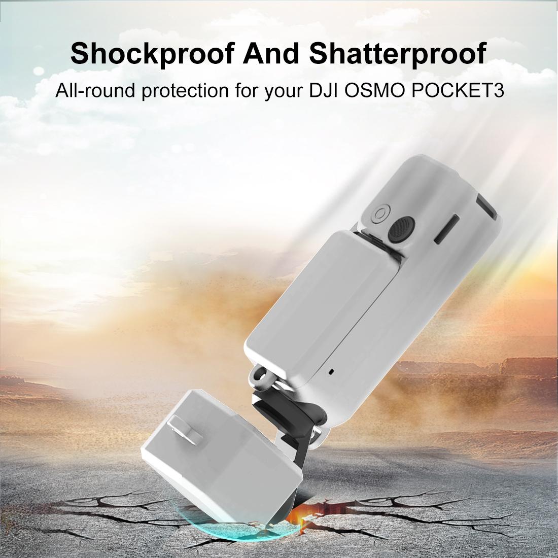 3 In 1 Silicone Case Set For Dji Pocket 3_Black