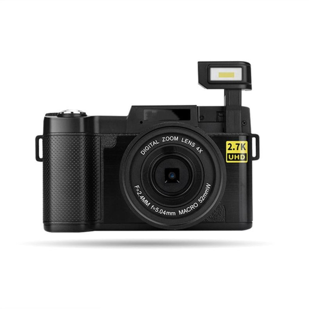 3.0 Flip Screen Vlog Camera With 4X Zoom For Audio And Video Recording