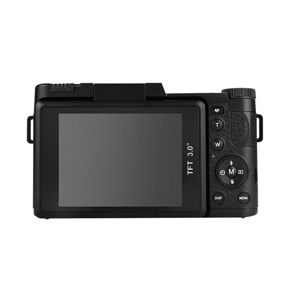 3.0 Flip Screen Vlog Camera With 4X Zoom For Audio And Video Recording
