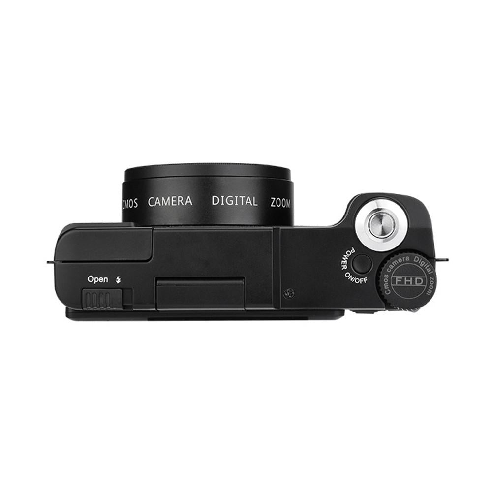 3.0 Flip Screen Vlog Camera With 4X Zoom For Audio And Video Recording