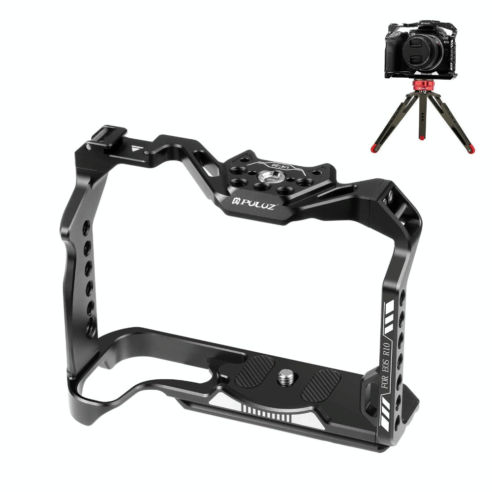 1 Sets of Parallel 1 Sets Of Metal Camera Cage For Canon Eos R10 Stabilizer Rig Black Audio And Video Equipment
