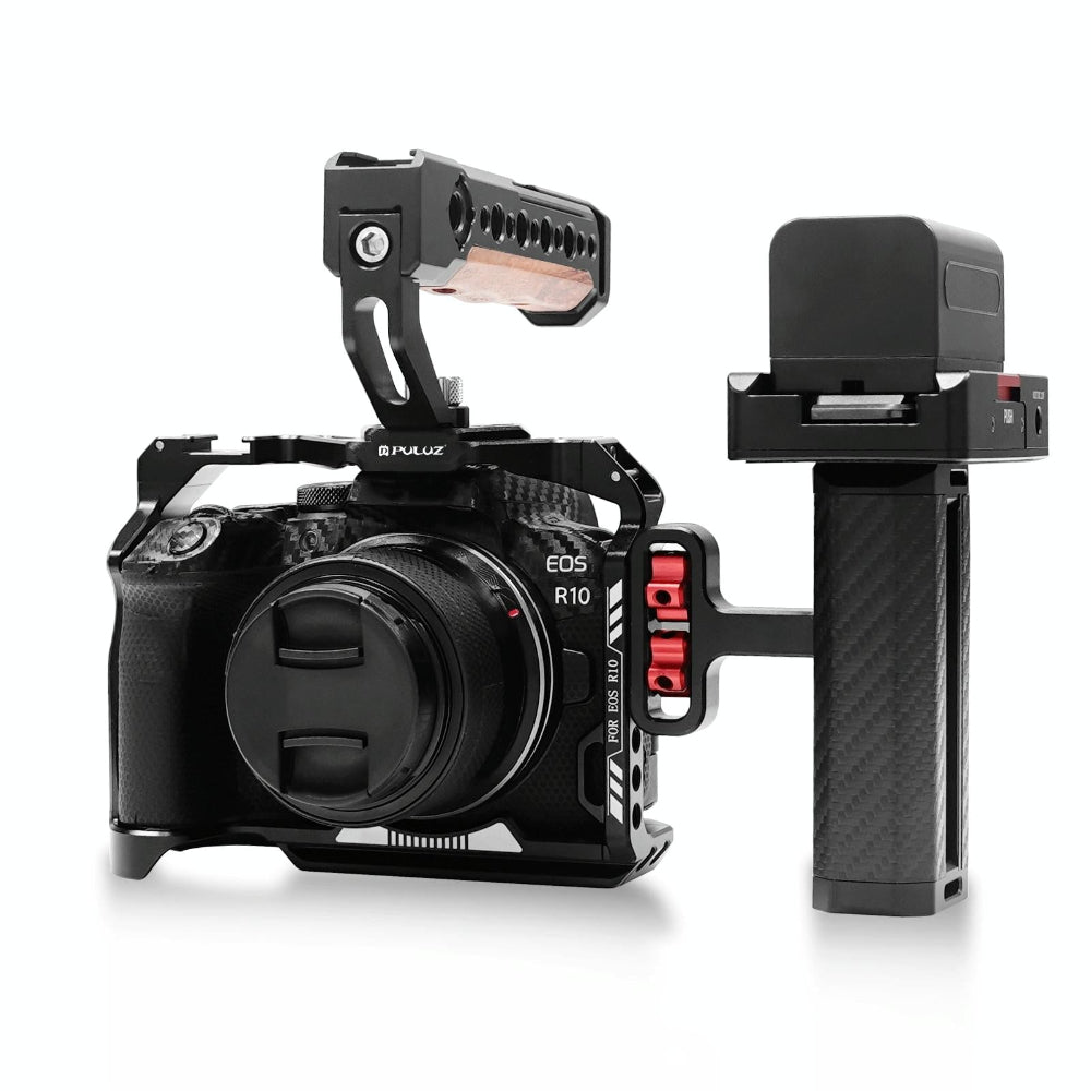 1 Sets of Parallel 1 Sets Of Metal Camera Cage For Canon Eos R10 Stabilizer Rig Black Audio And Video Equipment