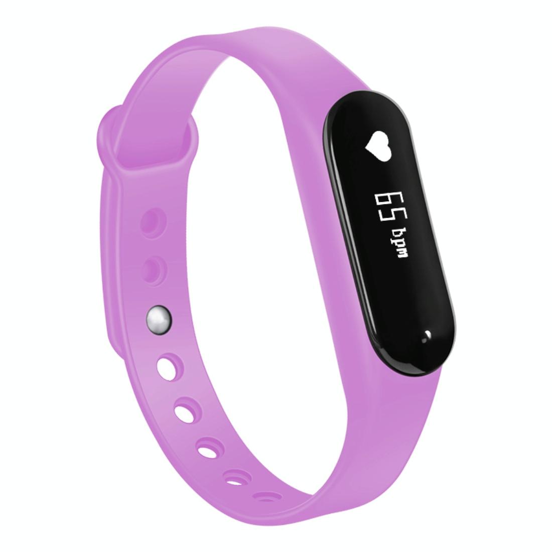 Bluetooth Smart Bracelet With Heart Rate Monitor And Sleep Tracker Black