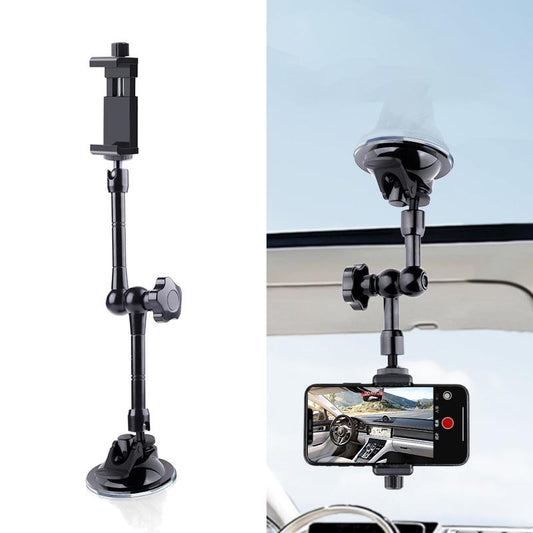 Articulating Magic Arm With Phone Clamp And Suction Cup For Audio Video Use
