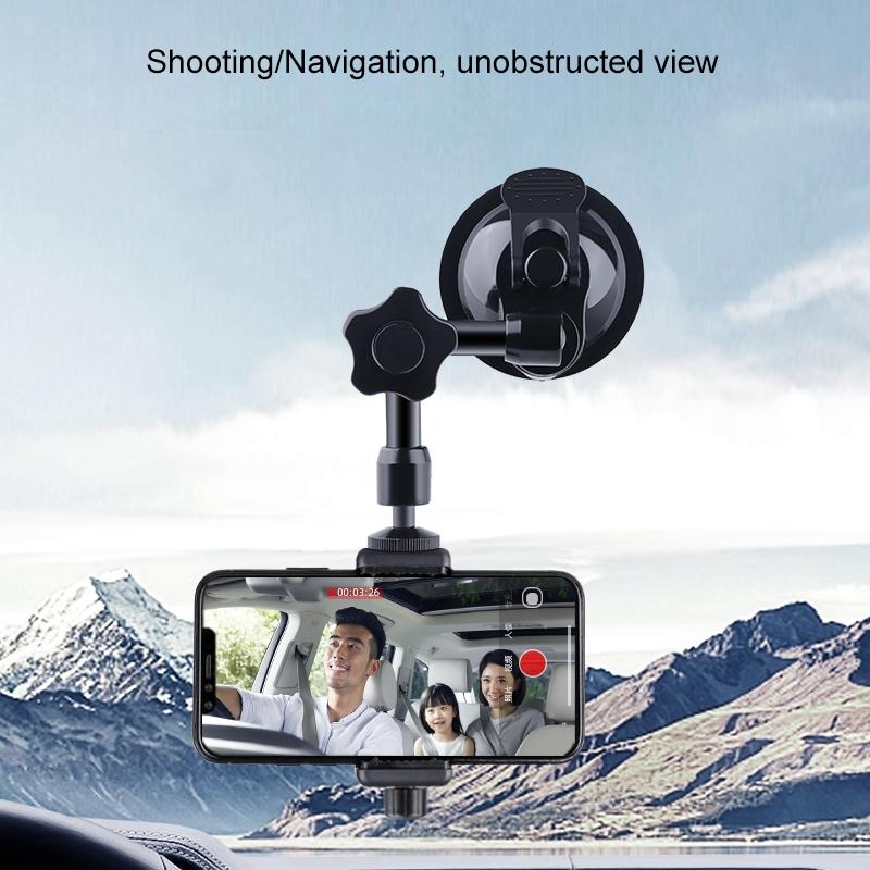 Articulating Magic Arm With Phone Clamp And Suction Cup For Audio Video Use
