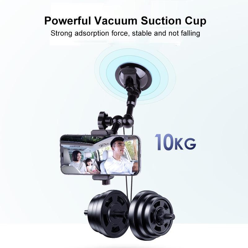 Articulating Magic Arm With Phone Clamp And Suction Cup For Audio Video Use