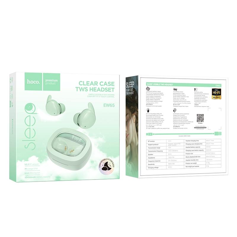 Wireless Sleep Earbuds By Hoco True Bluetooth