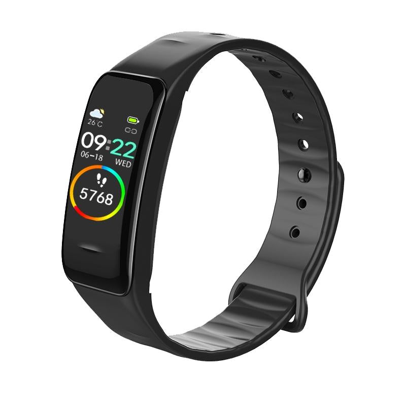 Waterproof Smart Bracelet With Colour Screen Ip67 Blue