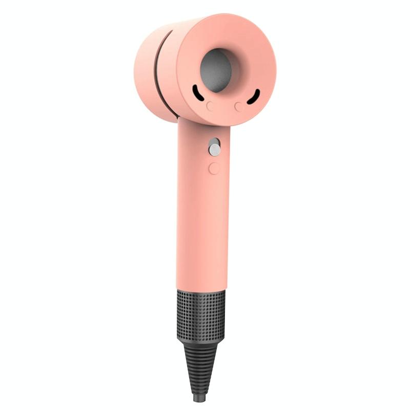 Shockproof Silicone Case For Dyson Hairdryer Light Pink