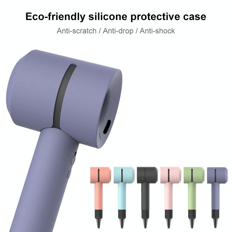 Shockproof Silicone Case For Dyson Hairdryer Light Pink