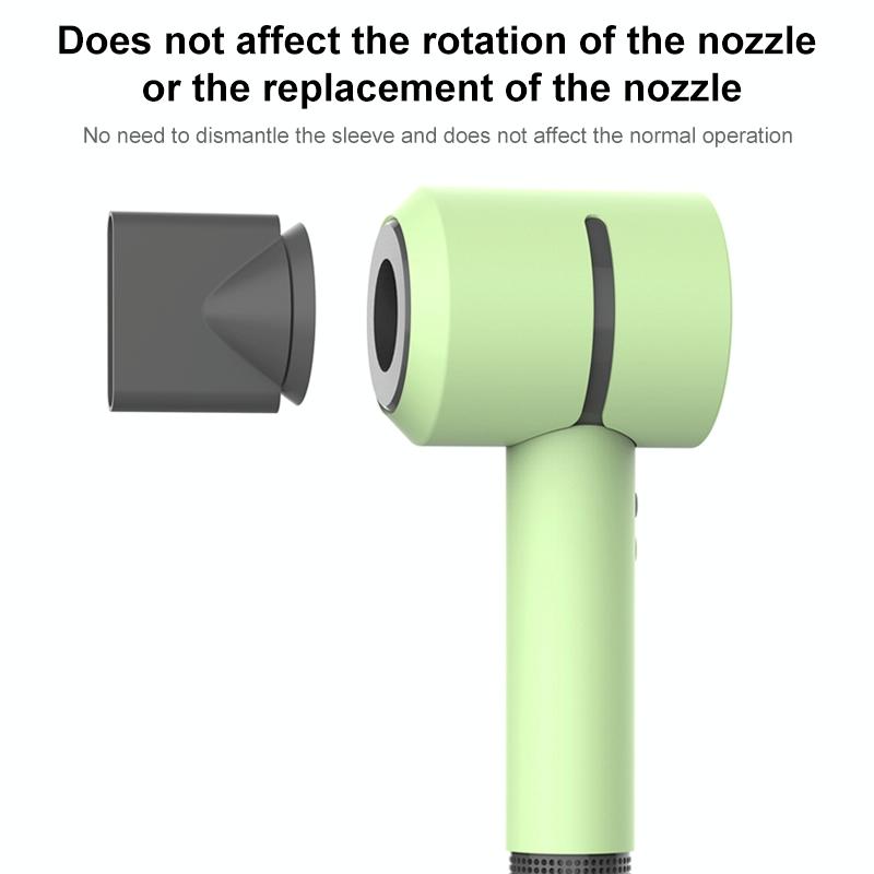 Shockproof Silicone Case For Dyson Hairdryer Light Pink