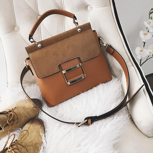 Stylish Women Crossbody Bag Brown