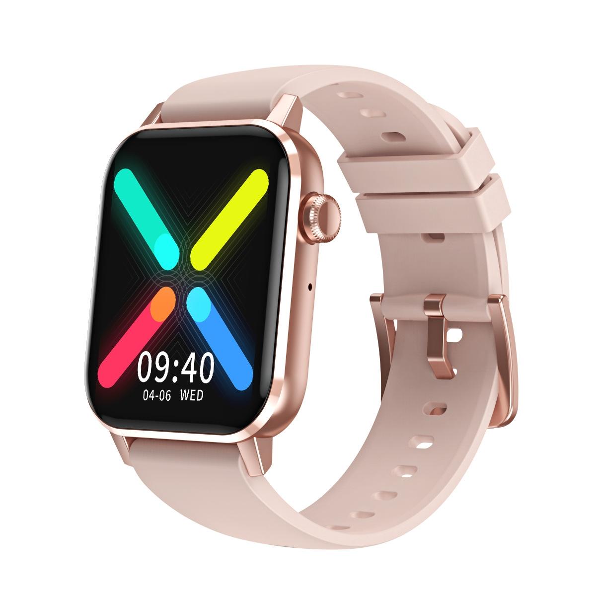 1.69 Inch Multifunctional Heart Rate Smart Watch Pink