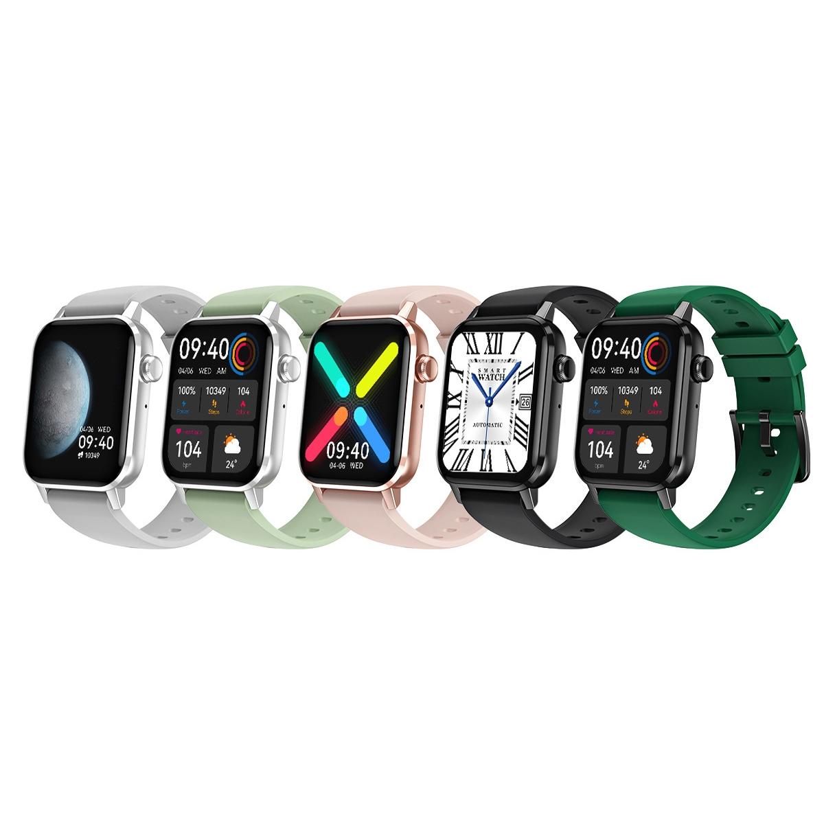 1.69 Inch Multifunctional Heart Rate Smart Watch Pink