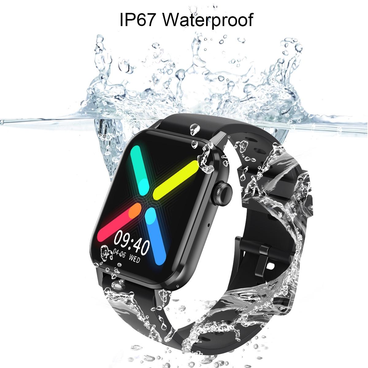1.69 Inch Multifunctional Heart Rate Smart Watch Pink