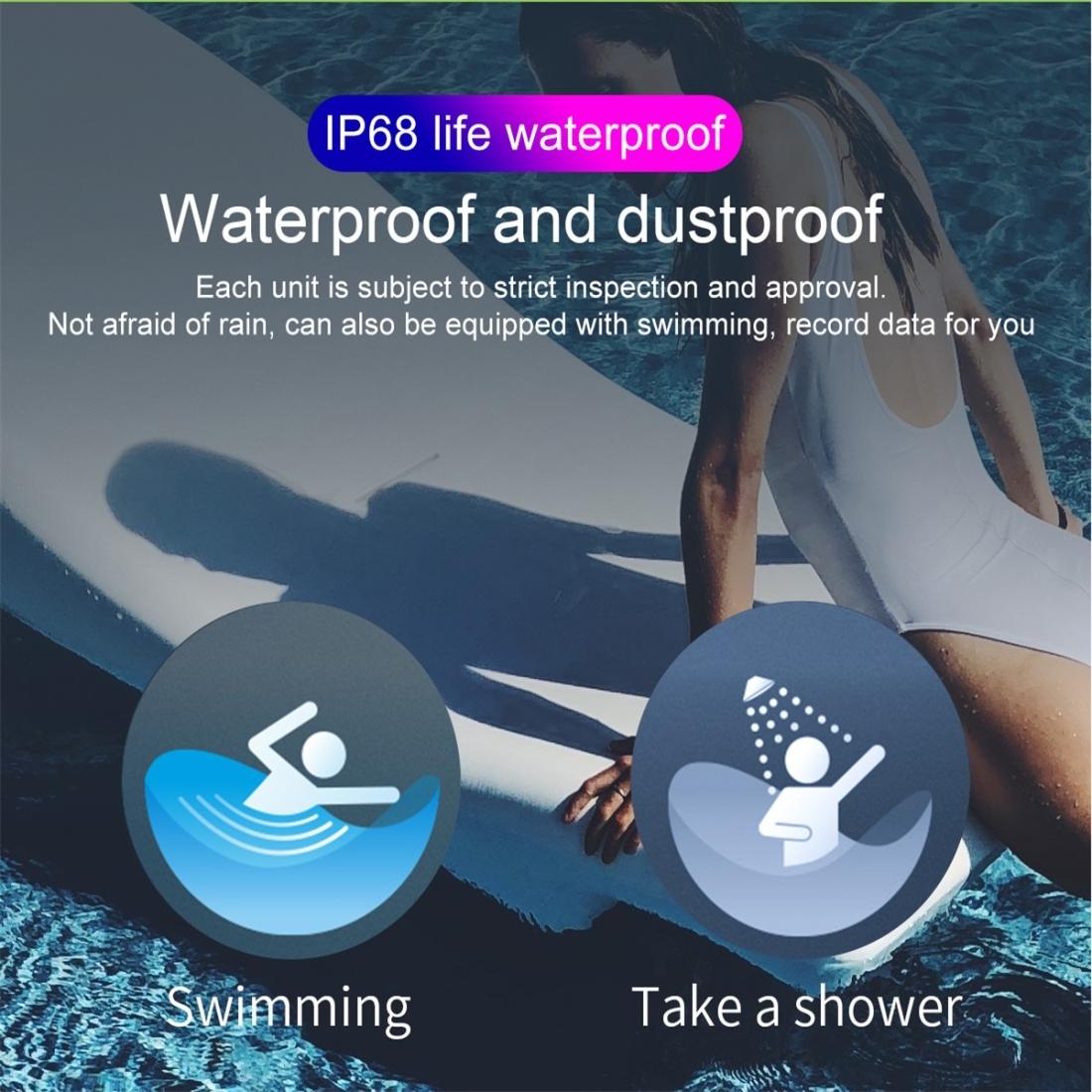 Waterproof Smart Watch With Heart Rate And Sleep Monitoring Gold