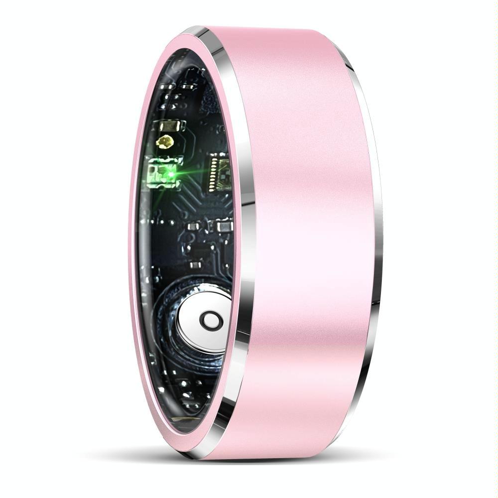 Smart Ring For Health Monitoring & Multiple Sports Modes Size 10 Pink