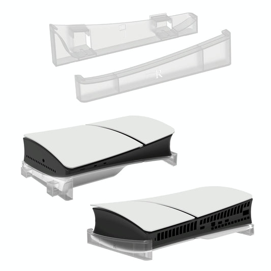 Universal Horizontal Stand For Ps5 Slim Digital / Optical Drive Version Transparent