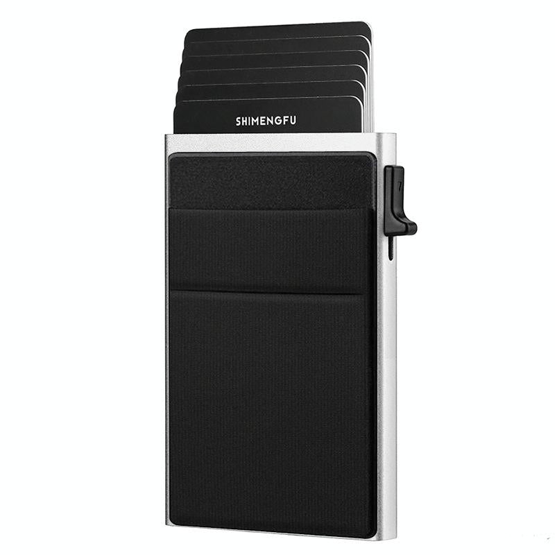 Rfid Blocking Slim Metal Wallet For Men Gold