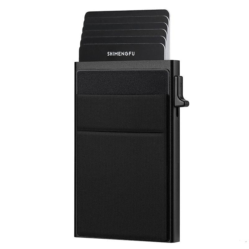Rfid Blocking Slim Metal Wallet For Men Gold