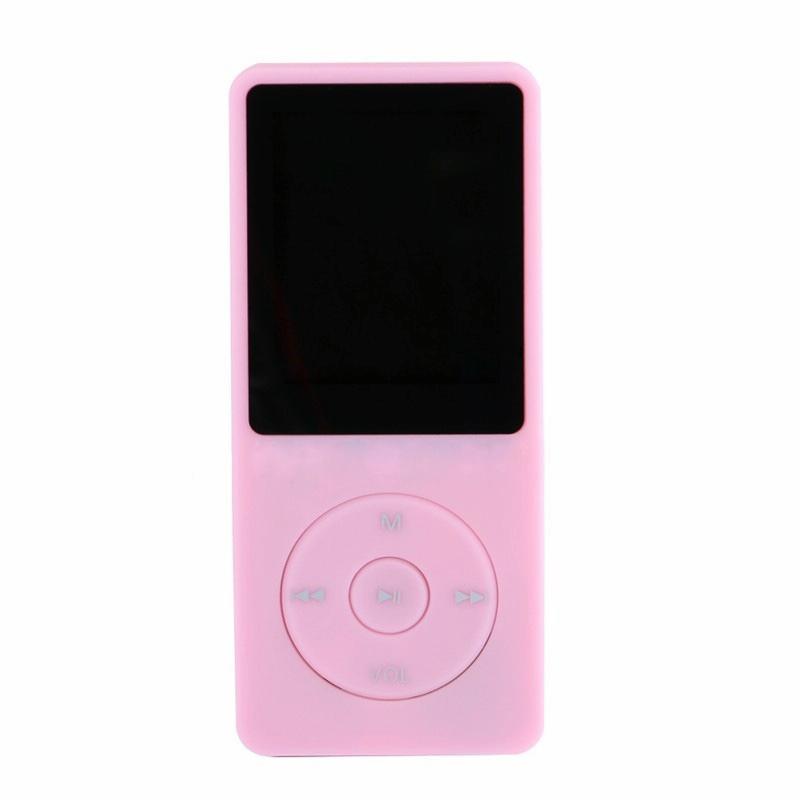 8Gb Lcd Fm Radio Mp3 Mp4 Player Pink