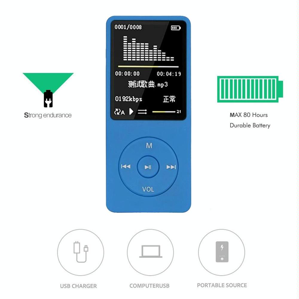 8Gb Lcd Fm Radio Mp3 Mp4 Player Pink
