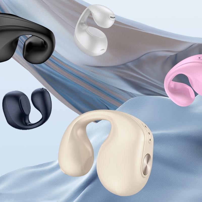 Wireless Dual Ear Bone Conduction Bluetooth Earphones Mini Sport Clip