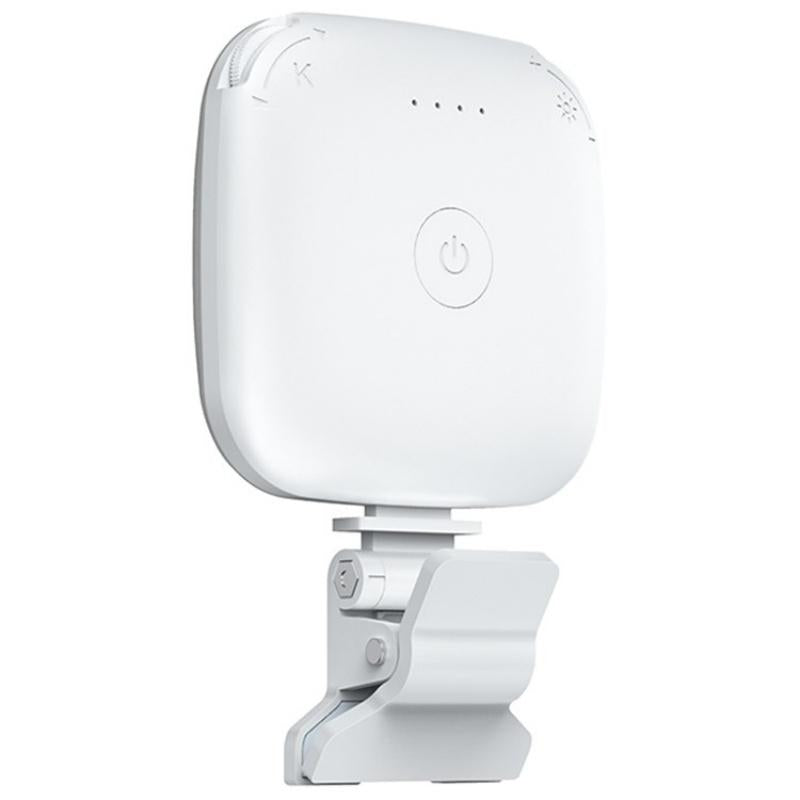 White Mini Clip On Led Fill Light For Video Conferencing And Live Streaming