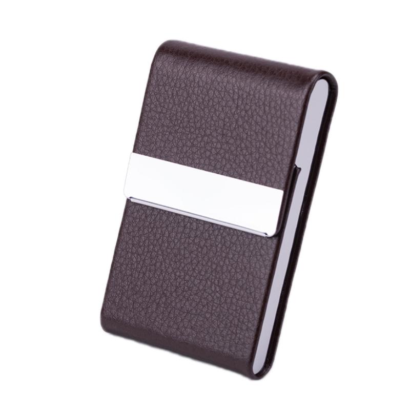 Business Card Case For Advertising Fits Most Cards Brown