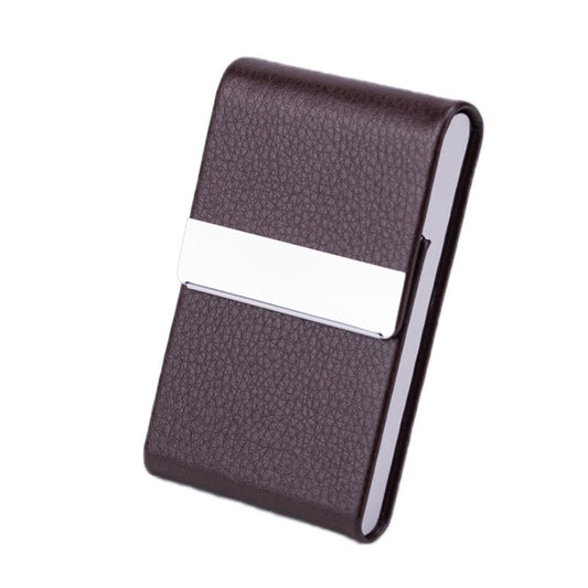 Business Card Case For Advertising Fits Most Cards Brown