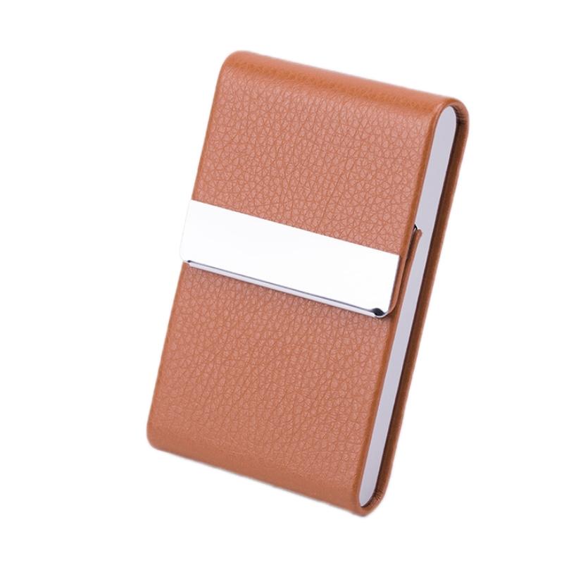 Business Card Case For Advertising Fits Most Cards Brown