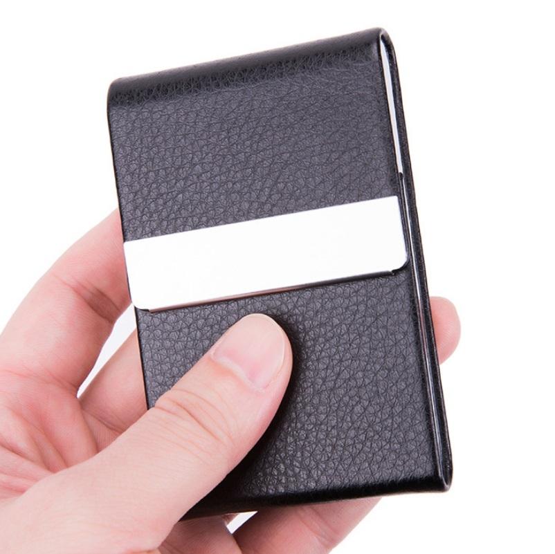 Business Card Case For Advertising Fits Most Cards Brown