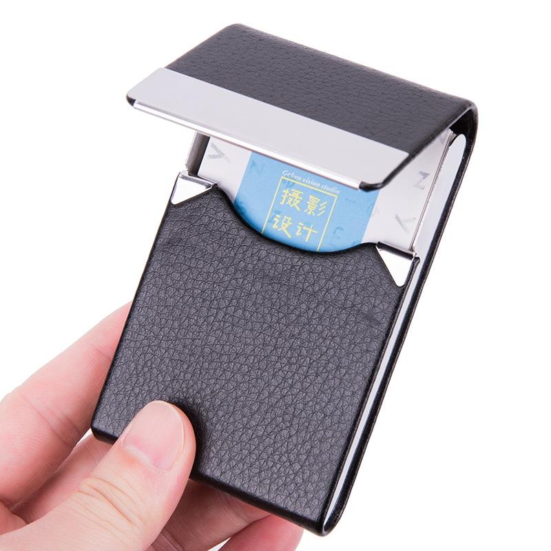 Business Card Case For Advertising Fits Most Cards Brown