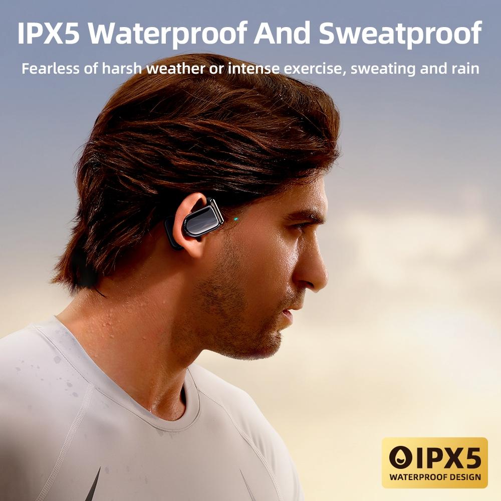 Waterproof True Wireless Noise Cancelling Bluetooth Earbuds Orange