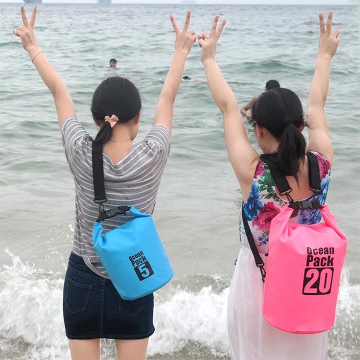 Waterproof Single Shoulder Bag 3L Capacity Pink